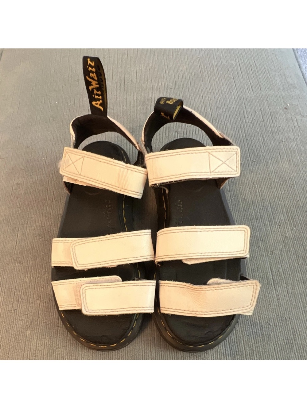 Dr. Martens Kids Cream Leather Strap Sandals size 2